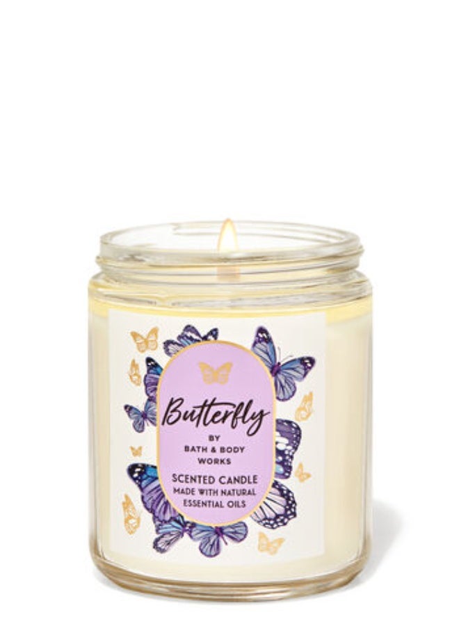 Butterfly Single Wick Candle