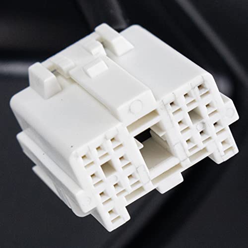 TRQ Passenger Side Power Mirror Paint to Match Smooth Black without Heat Compatible with 2019-2020 Hyundai Santa Fe HY1321262 - Image 2