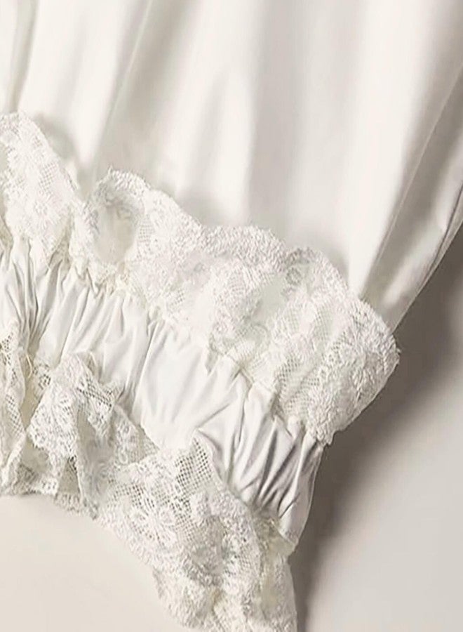 Making Believe Girls Short Bloomers - Cream - Small 6-7 - Image 4