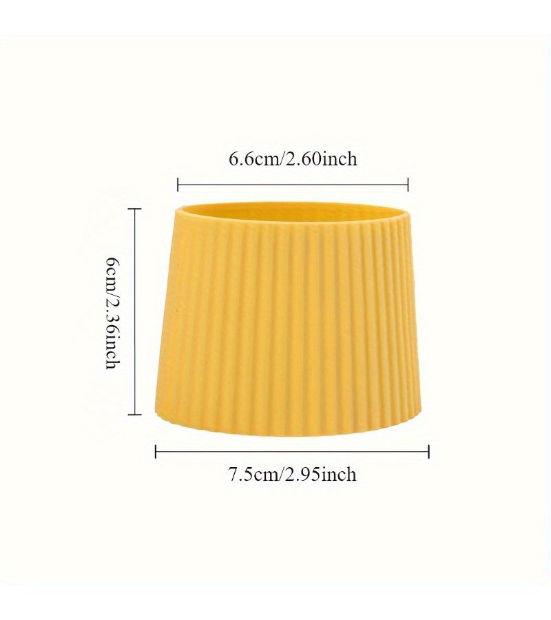 White Silicone Glass Insulation Sleeves Set Of 2pcs Non-Slip Heat Resistant Cup Rings For Tumblers Hot Beverage Protectors Office Travel - Image 4