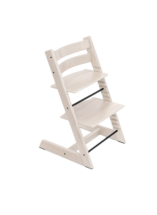 Tripp Trapp Chair - Adjustable, Convertible Baby High Chair for Toddlers, Children & Adults - Convenient, Comfortable & Ergonomic - Classic Design - Whitewash