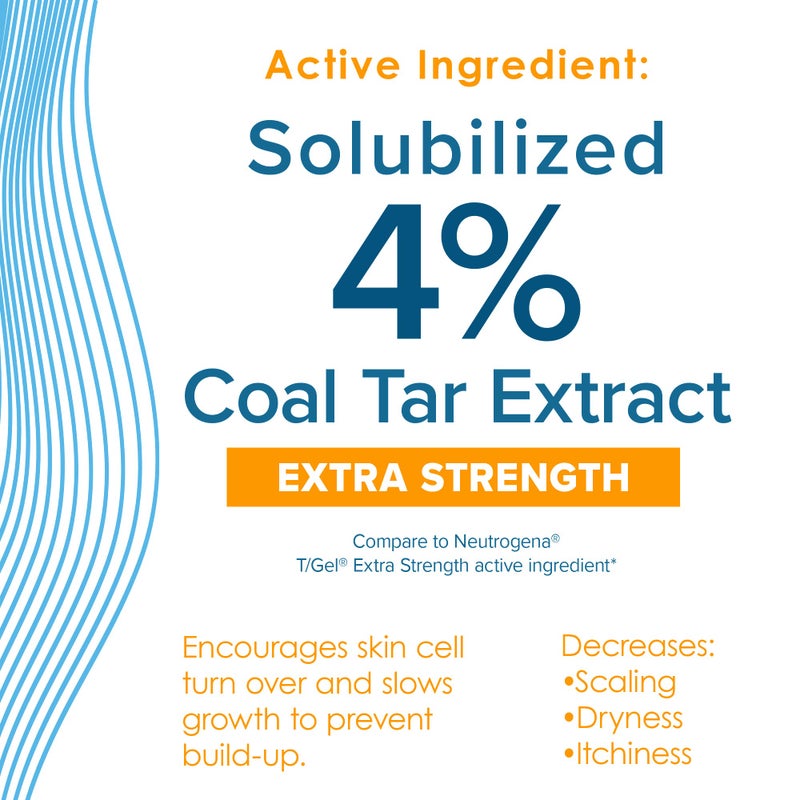 True+Real شامبو True+Real Therapeutic Tar Gel المضاد للقشرة 1% قطران الفحم، 6 أونصة - Image 3