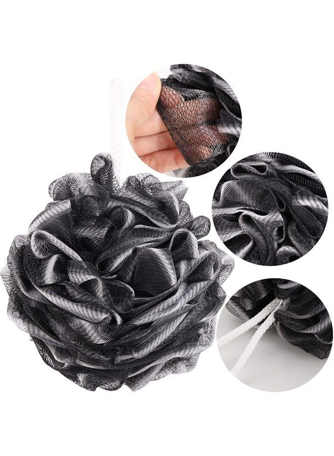 BTYMS 4 Pieces Loofah Bath Sponge XL 75g/pcs Bath Puffs Body Wash Sponge for Shower Exfoliate - Image 2