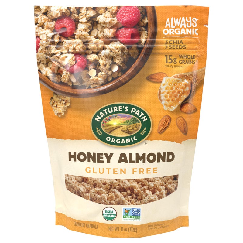 Nature's path Natures Path Organic Honey Almond Granola 11 oz Pack of 1 Gluten Free NonGMO - Image 3