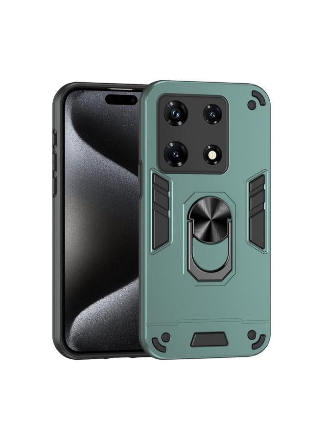 زبون جراب لهاتف Infinix Note 30 Pro جراب هاتف معدني مقاوم للصدمات مزود بحلقة - Image 1