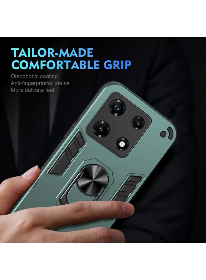 زبون جراب لهاتف Infinix Note 30 Pro جراب هاتف معدني مقاوم للصدمات مزود بحلقة - Image 5