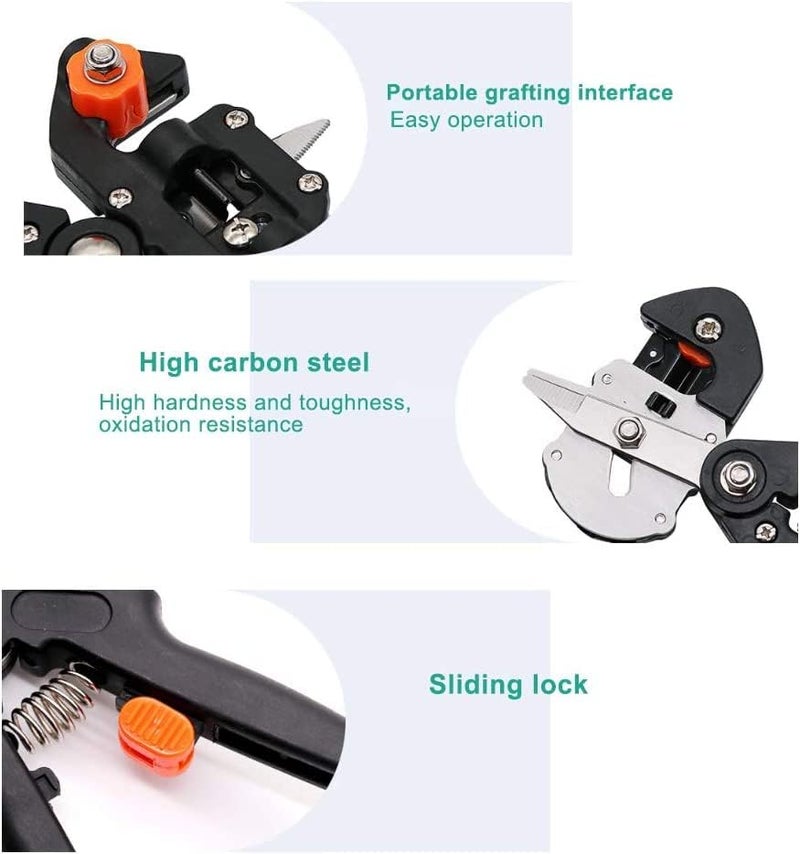 AQ AQSON AQSON Professional Grafting Tools Pruner Kit - 2 in 1 Scissors Cutting Tool Set with Replaceable Blades - Image 2