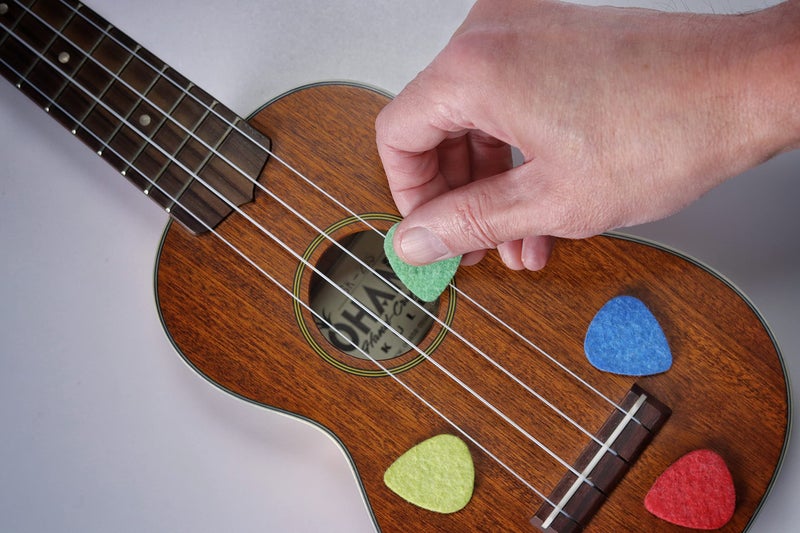 BoloPick Ukulele Picks, BoloPick 6 Piece Original Recipe Felt Uke Pick for Ukulele, Guitar, Bass, Autoharp, Banjo - Image 3