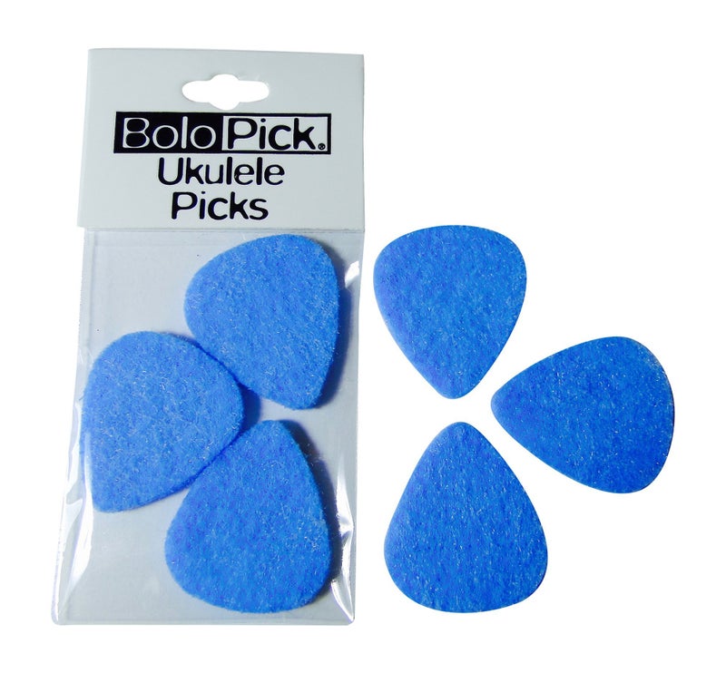 BoloPick Ukulele Picks, BoloPick 6 Piece Original Recipe Felt Uke Pick for Ukulele, Guitar, Bass, Autoharp, Banjo - Image 1