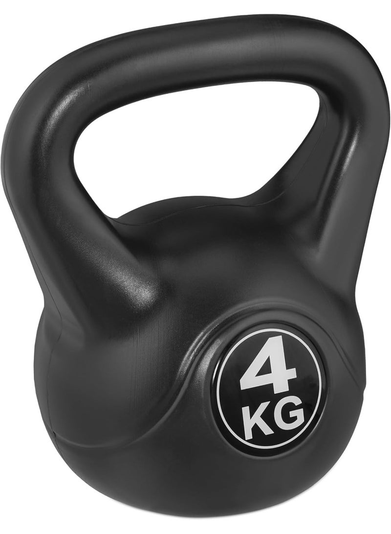 Generic 4kg Multicolor Dumbbell Kettlebell Ball with Handle for Strength Training, Fitness, Gym, Bodybuilding, Sports Training - Image 1