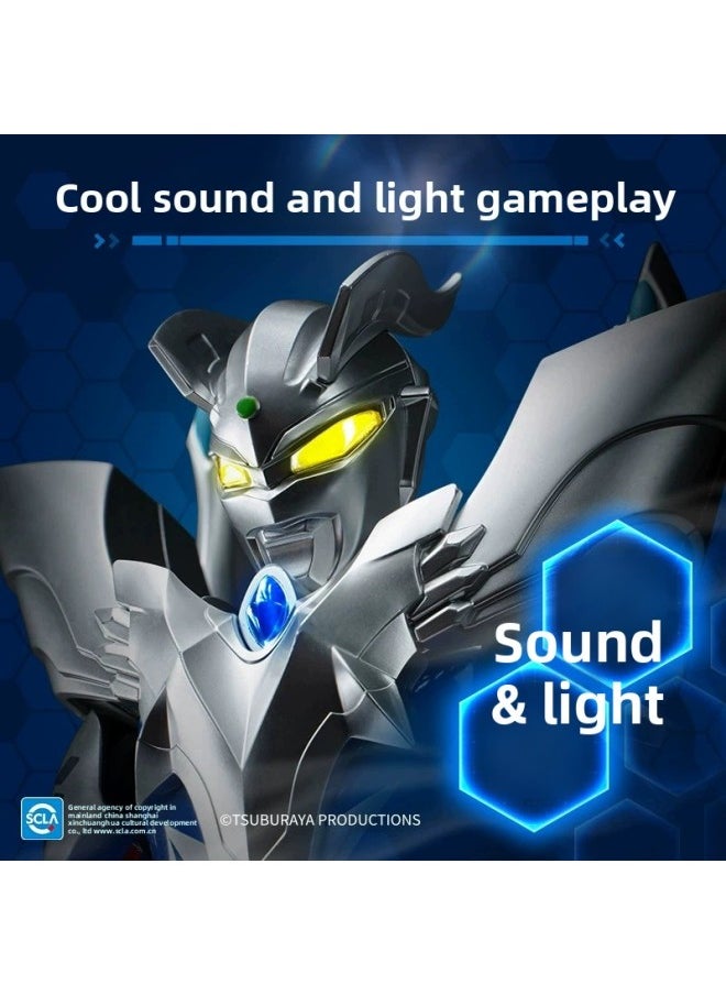 Generic - Enlightenment Wonderful Building Blocks Ultraman Super Hero Glare Mecha Assembly Model Boy Assembled Toy Gift-Color:Authentic Ultraman 75218 Ultraman Tiga - Image 1