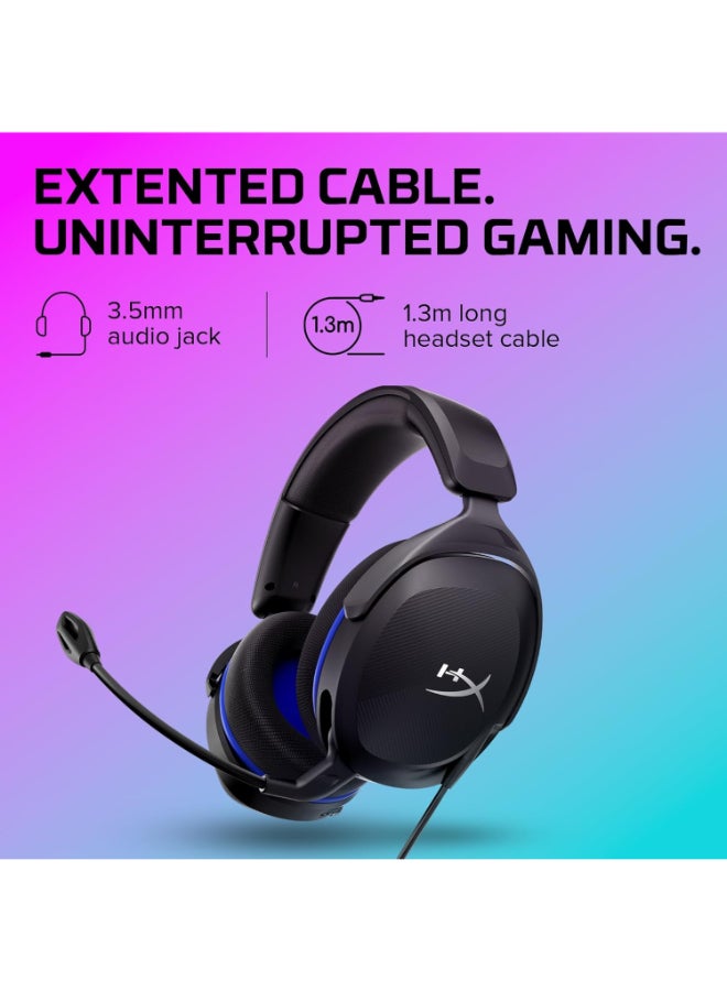 HyperX Cloud Stinger 2 Core - Gaming Headset for PlayStation, Lightweight Over-Ear Headset with mic, Swivel-to-Mute Function, 40mm Drivers - Black - (6H9B6AA) - Image 2