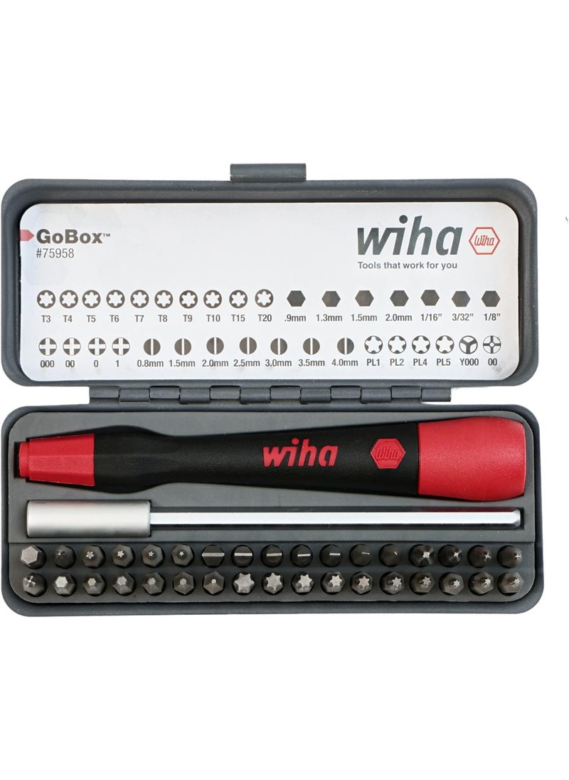 Wiha Wiha 75958 Piece GoBox Precision Micro Bit Set  - Image 1