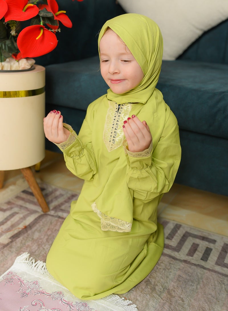 لينا فاشون شرشف صلاة اطفال بناتى مع 2 هدايا ( سجادة صلاة اطفال وبطاقة اذكار بعد الصلاة ) - Image 4