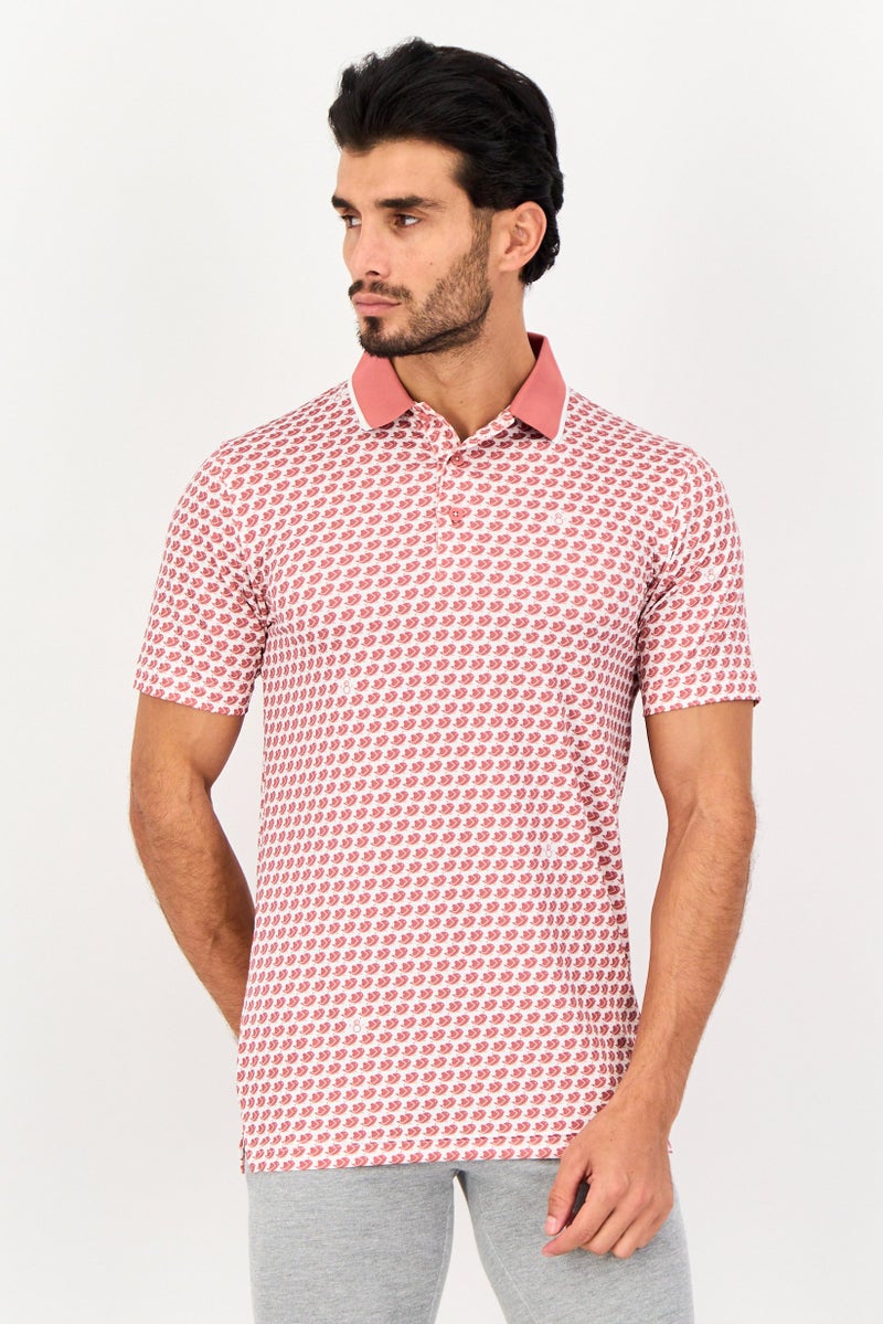 PUMA Men Sportswear Fit  Short Sleeve Golf Polo Shirt, Multicolor - Image 1