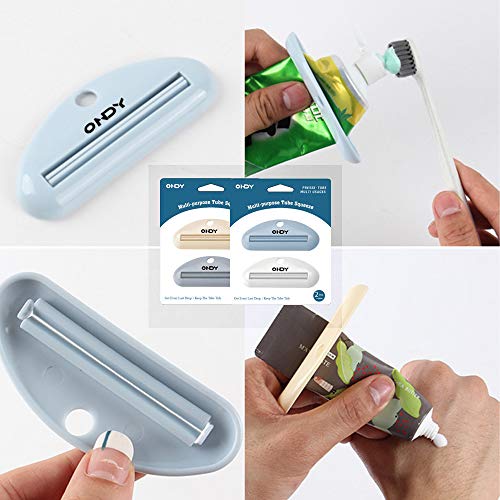 ONDY 4 Pack Toothpaste Squeezers, Tube Squeezer for Toothpaste, Hand Cream, Polygel Tubes, Paint Tubes, Cosmetics - Image 4