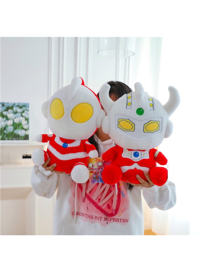 Generic - Ultraman Doll Taylor Plush Toy Large Doll Boy Birthday Gift Rag Doll Activity Gift-Color:Severn Ultraman-Height:80cm (kg) - Image 1