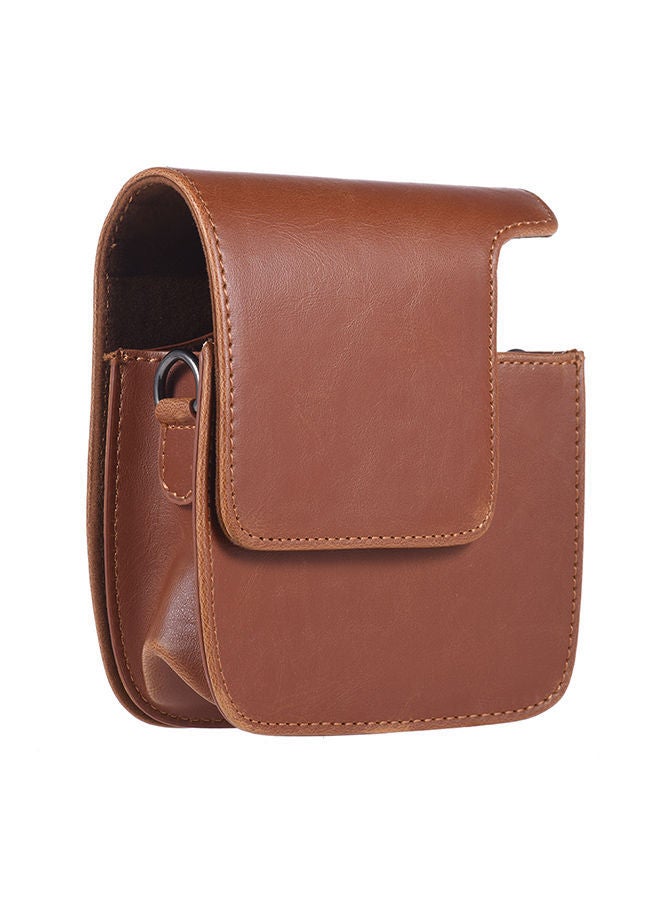 NIBEMINENT PU Protective Camera Case Bag Pouch Cover Protector w/ Strap for Fujifilm Instax Mini 90 Instant Film - Image 4