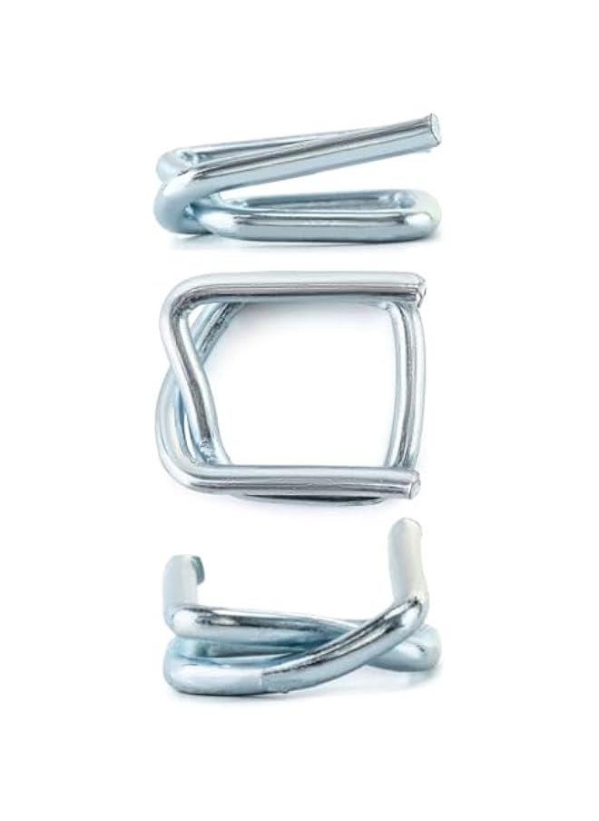 Arabest 3/4 x 250' Woven Cord Strapping Roll with 50 Pcs 3/4 Metal Buckles, Heavy Duty Polyethylene Braided Rope Strap Roll, 2400 lb Strong Break Strength 6 x 3 Core, White  - Image 4