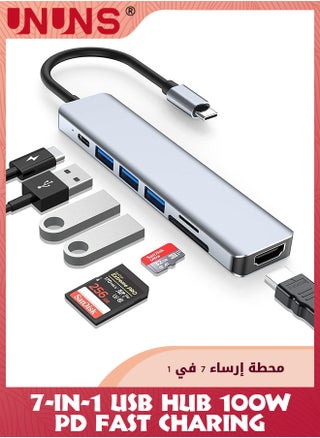 Silver 7-Port