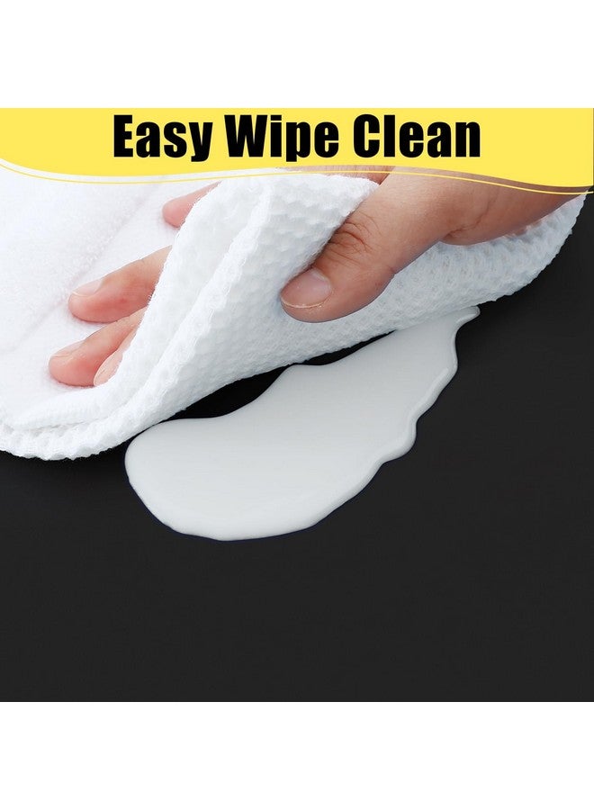 Smiry Disposable Table Cloth - 6 Pack, 54 x 108 Inch Waterproof Rectangle Tablecloths for Parties, Decorative Plastic Table Cover, Leakproof & Sturdy, Black - Image 5