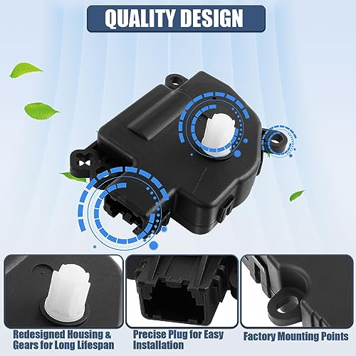 LCWRGS Blend Door Actuator for Chrysler 300/Town and Country, Dodge Challenger/Charger/Grand Caravan, Heater Air Door Actuator Motor, Replaces 604-024, 68033337AA, 68238243AA, 68031977AA - Image 3