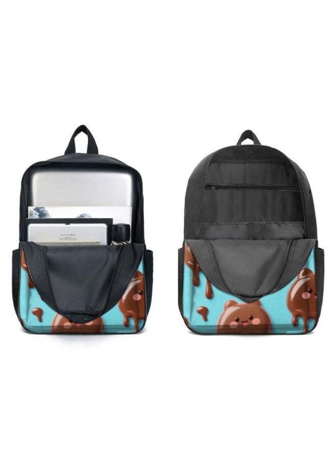 [Super new special offer] Cartoon theme bag three-piece set | double-shoulder + hand-held + storage pen bag | gift self-use good-looking - 1120  - Image 4