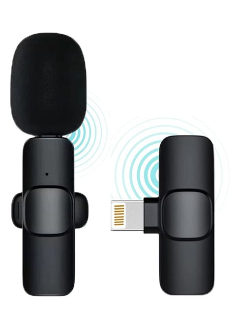Wireless Lavalier Microphone for iPhone iPad Mini Mic for YouTube Facebook Live Stream Video Recording