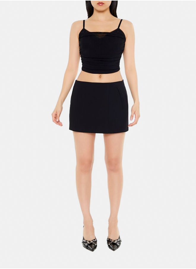 FOREVER 21 - Mesh Bustier Cropped Cami - Image 1