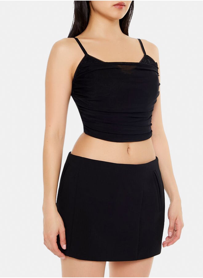 FOREVER 21 - Mesh Bustier Cropped Cami - Image 1