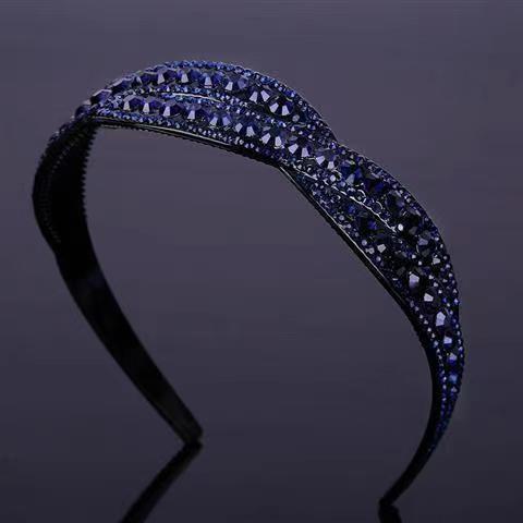 Generic Elegant Full-Diamond Fashion Wide Headband Moran