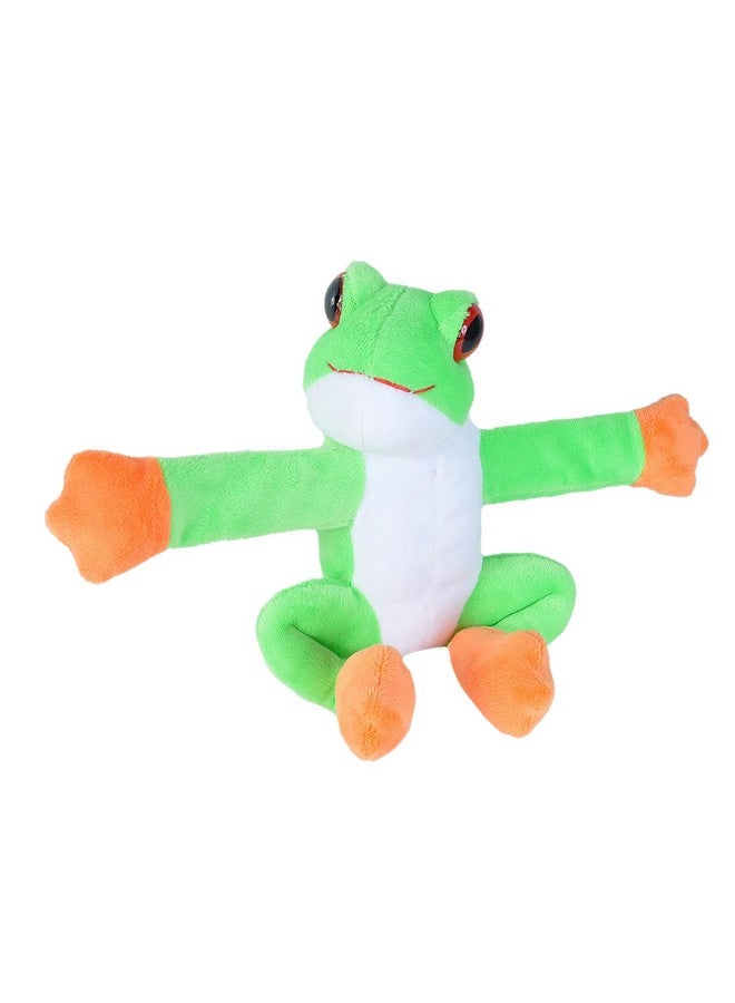 Wild Republic Wild Republic Huggers Red-Eyed Tree Frog Plush Toy, Slap Bracelet, Stuffed Animal, Kids Toys, 8 Inches  - Image 1