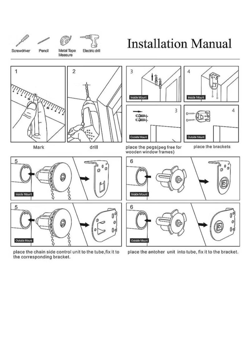 100% light blocking roller blinds Polyester
Beige
200 x150 cm - Image 3