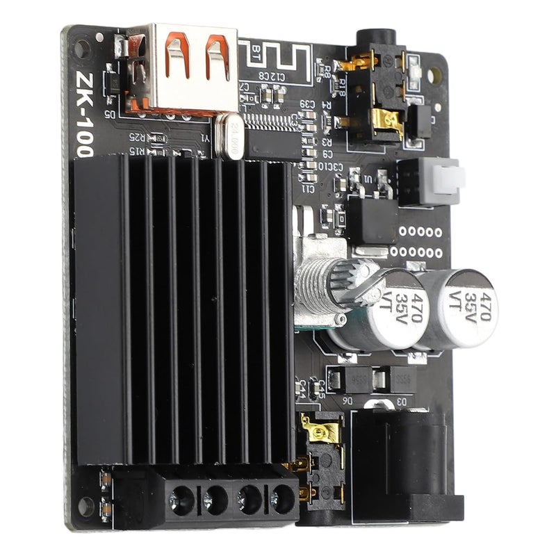 AYNEFY ZK 1002M Mini Bluetooth 5.0 Stereo Amplifier Board 2 Channel 20 200W 5 24V DC - Image 1