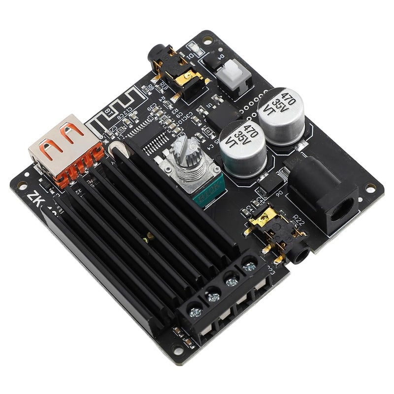 AYNEFY ZK 1002M Mini Bluetooth 5.0 Stereo Amplifier Board 2 Channel 20 200W 5 24V DC - Image 4