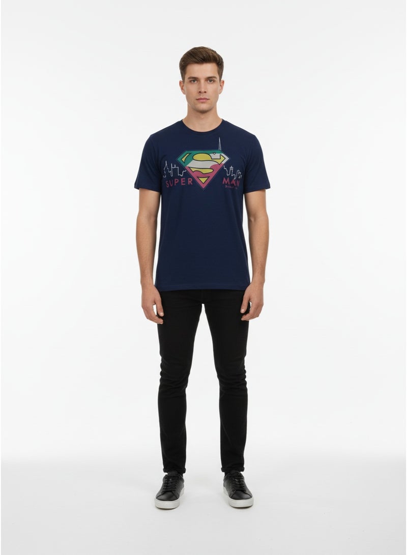 SUPERMAN T-SHIRT MENS SOUVENIR SS HT-SUPERMAN - Image 1