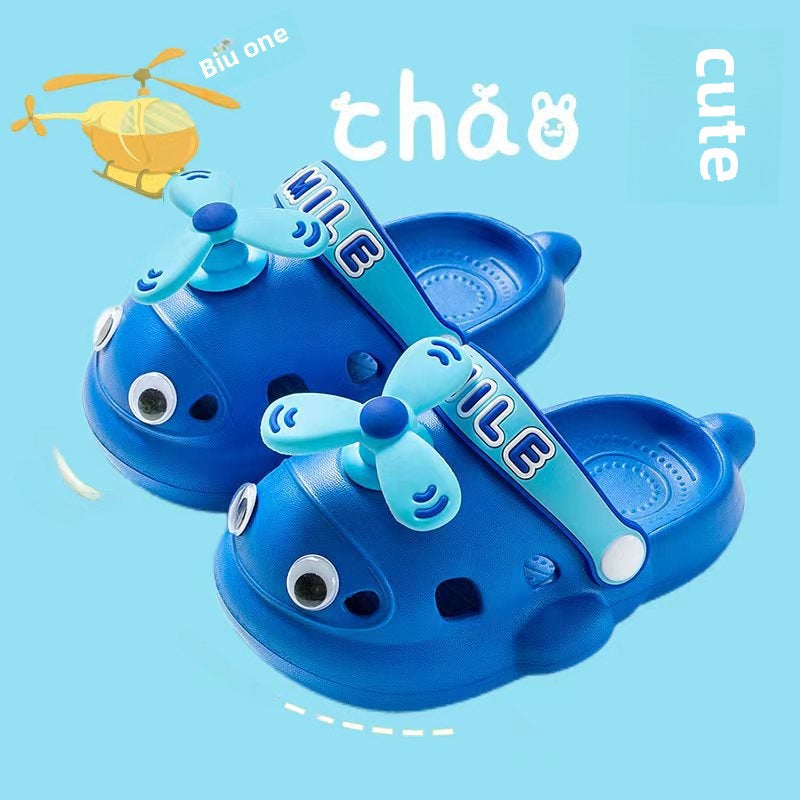 Kids EVA Clogs Summer Slip-Resistant Toddlers Sandals026 Aircraft [Blue]] 026 Aircraft [Blue]] 