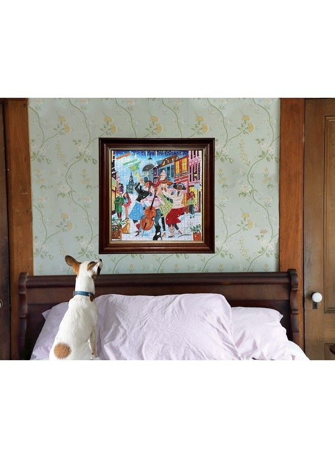 eeboo - : Piece And Love Music In Montreal 1000 Piece Square Jigsaw Puzzle, Jigsaw Puzzle For Adults And Families, Includes Glossy, Sturdy Pieces And Minimal Puzzle Dust - Image 1