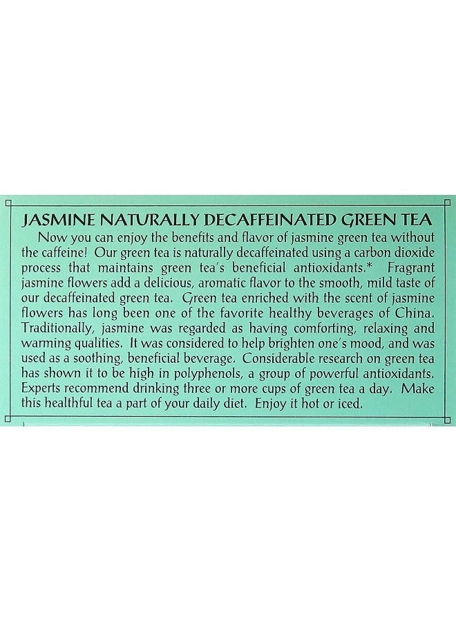 Triple Leaf Jasmine Decaf Green Tea - 20 Tea Bags - Image 4