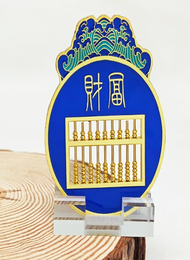Fengshuibringluck Feng Shui Nine Rods Abacus Plaque Good Wealth Wealth Power Fortune Luck Statue Mini Plaque Statue - Image 3