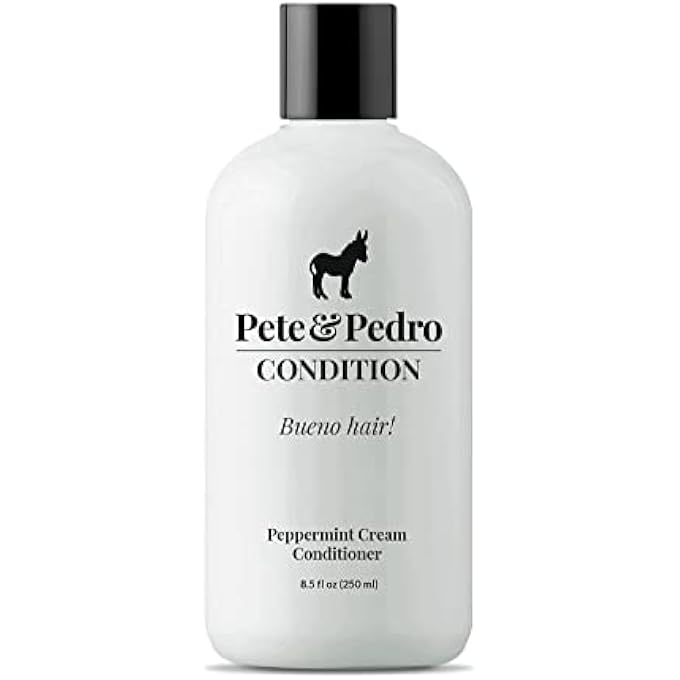 Pete & Pedro CONDITION - PEPPERMINT DAILY CONDITIONER FOR MEN & WOMEN | CREAMY CONDITIONER HYDRATES & HEALS DRY, DAMAGED HAIR | AS SEEN ON SHARK TANK, 8.5 OZ. - Image 1