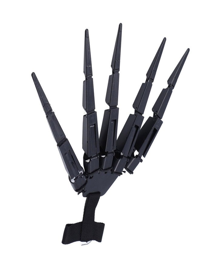 Yinhing Black Spider Claw Finger Prop, Flexible Joints, Adjustable Width, Festival Cosplay Performance with for Adults (Right Hand) - Image 1