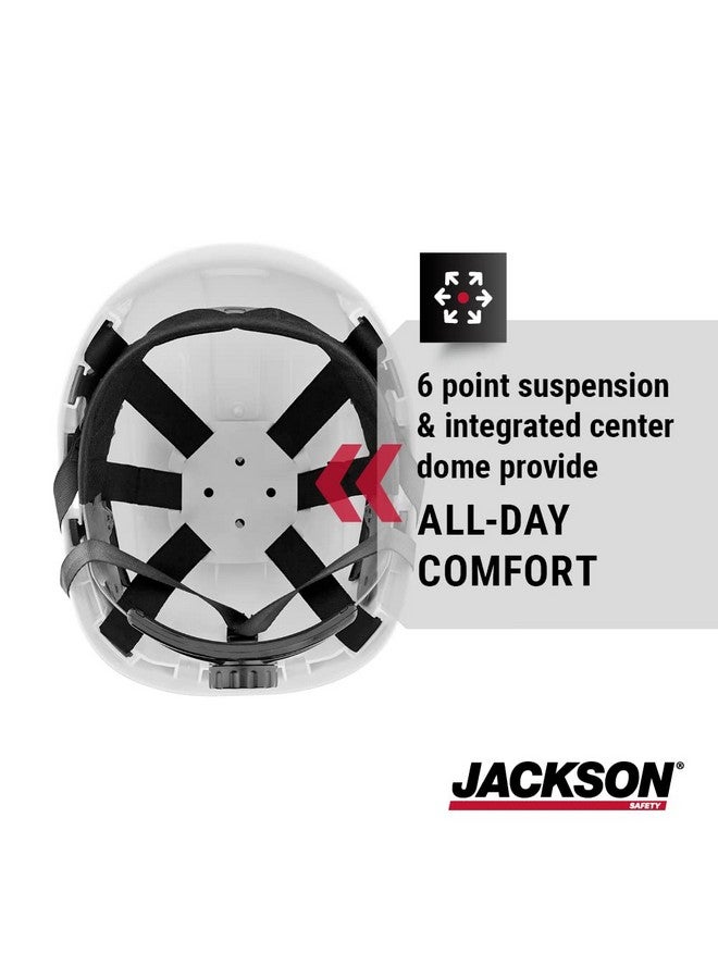 Jackson Safety Jackson Safety CH300 Climbing-Style Hard Hat - Non-Vented Construction Helmet with Chin Cup - ANSI Z89.1 & OSHA Compliant - (Multiple Colors)  - Image 2
