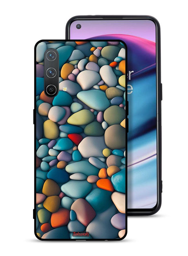Tolwak OnePlus Nord CE 5G Protective Case Cover Stones Abstract Pattern - Image 1
