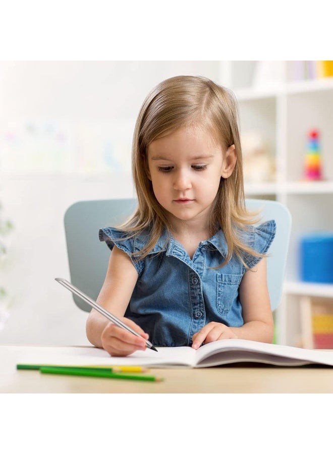 2 أقلام معدنية خالية من الحبر ، أقلام غير محدودة ، مع 2 أطراف قابلة للتبديل ، الكتابة السلسة ، مناسبة للكتابة والرسم للطلاب المكاتب المنزلية الإمدادات الدراسية - Image 3