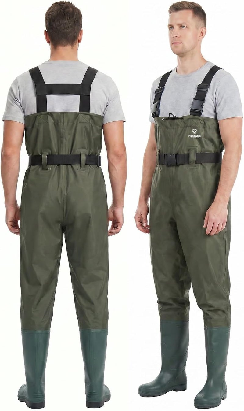 FISHINGSIR Waterproof Fishing Waders for Men and Women with Boots and Boot Hanger - Image 5