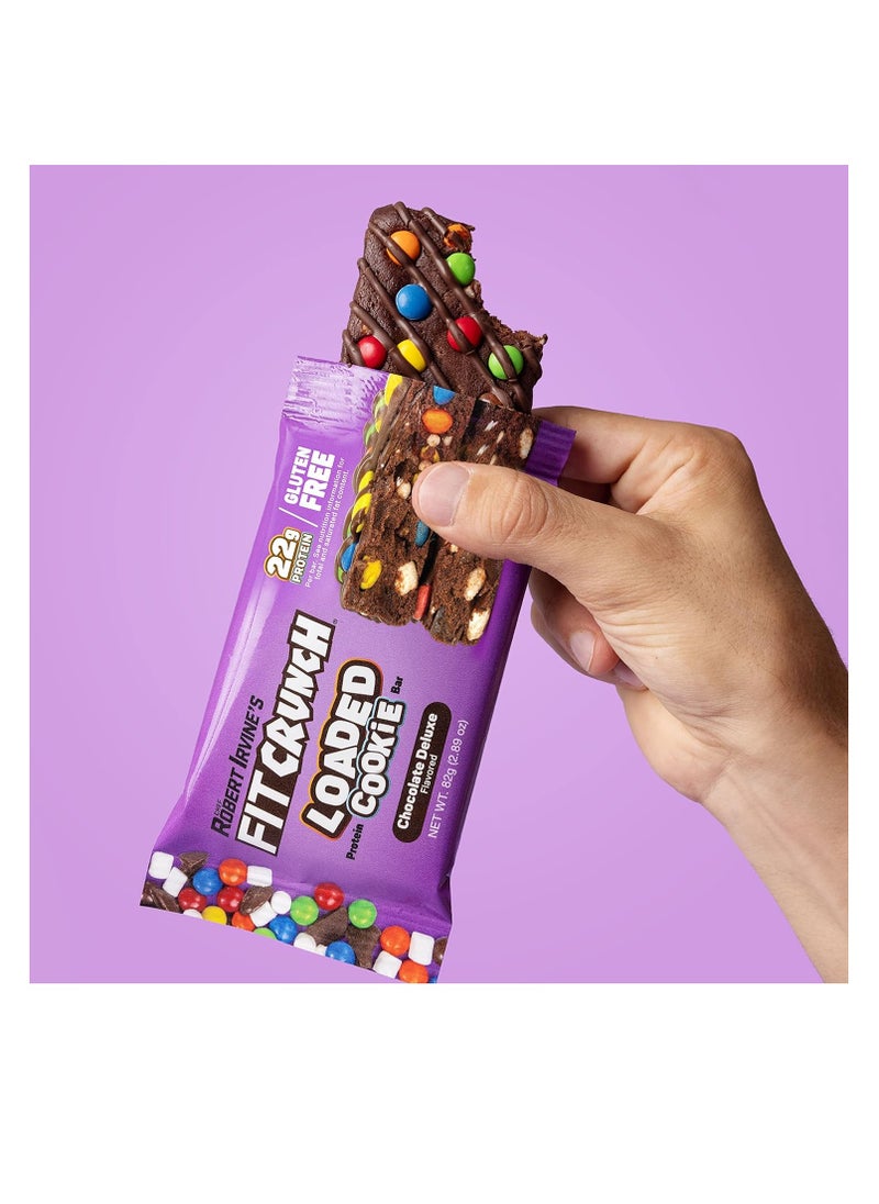 Fit Crunch Protein Bar 82gm Chocolate deluxe 1x12