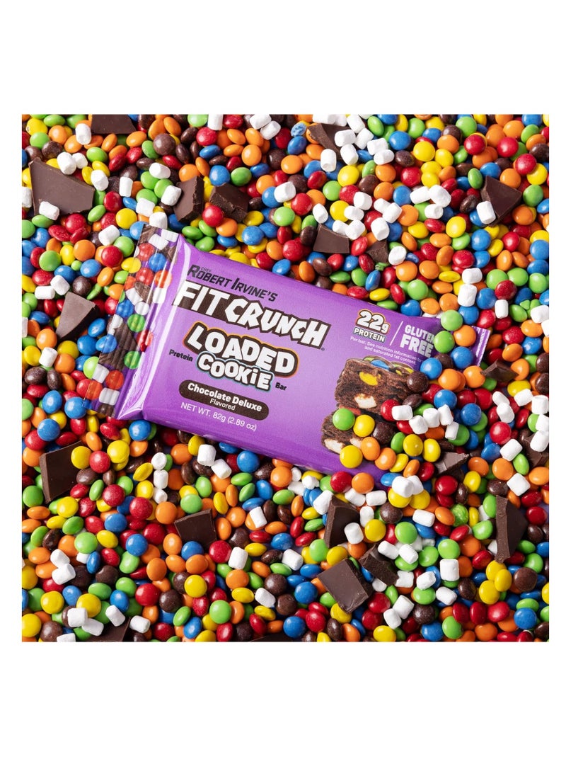 Fit Crunch Protein Bar 82gm Chocolate deluxe 1x12