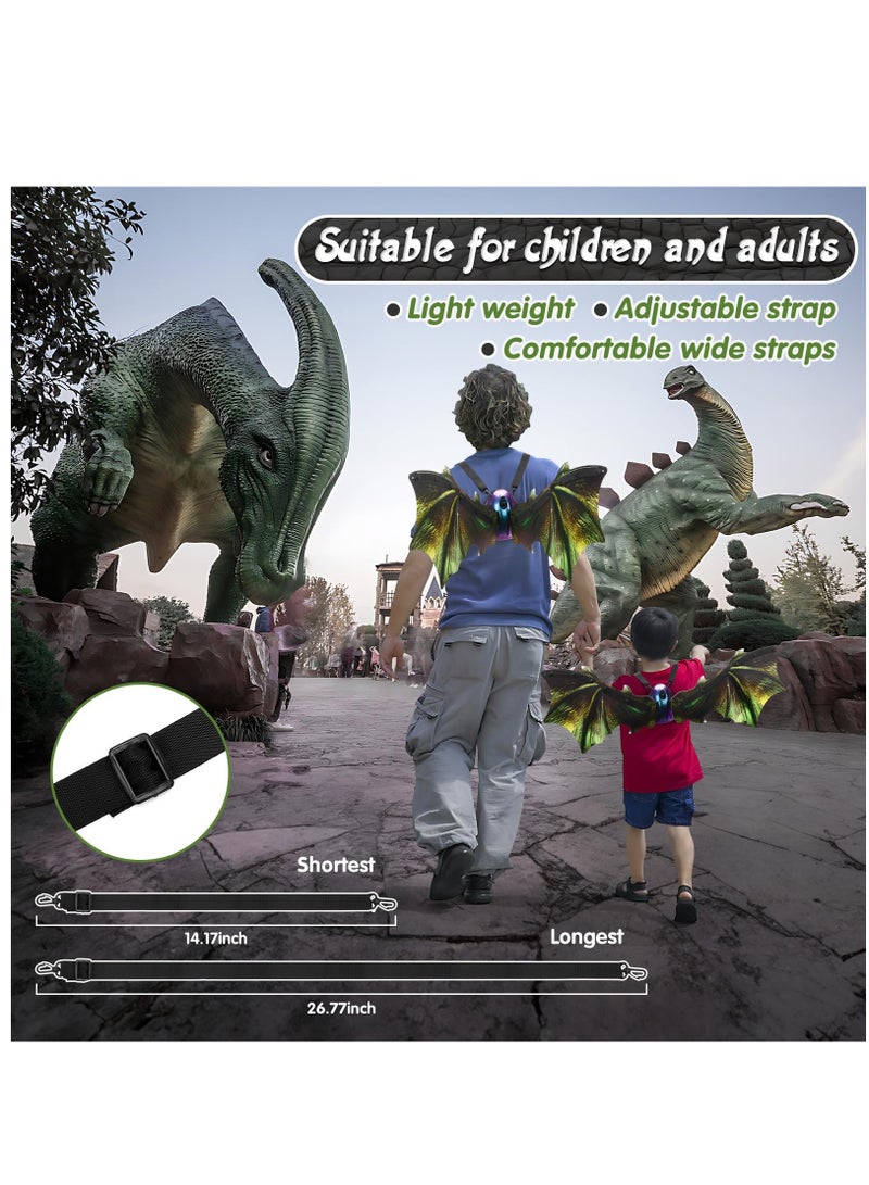 Loquat Light Up Electric Dragon Wings Costume for Boys  Cosplay LED Fairy Wings with Music and Motion Effects - Image 5
