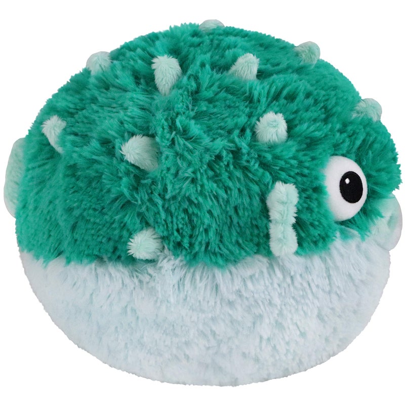 Squishable  Mini Teal Pufferfish  Aquatic Collection  7 in  Soft Toy Collectible Stuffed Animal - Image 3